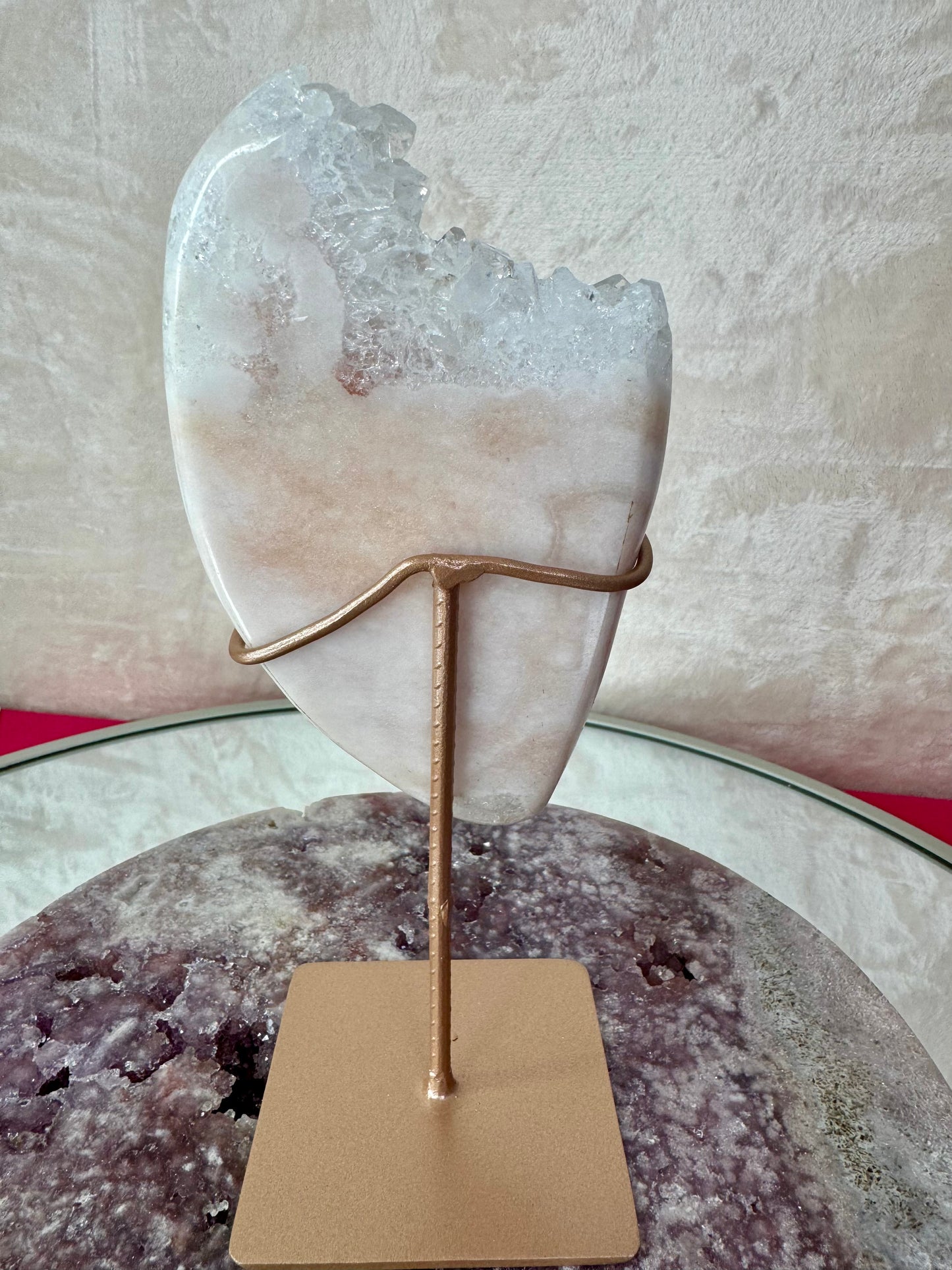 Roze Amethist slab 7