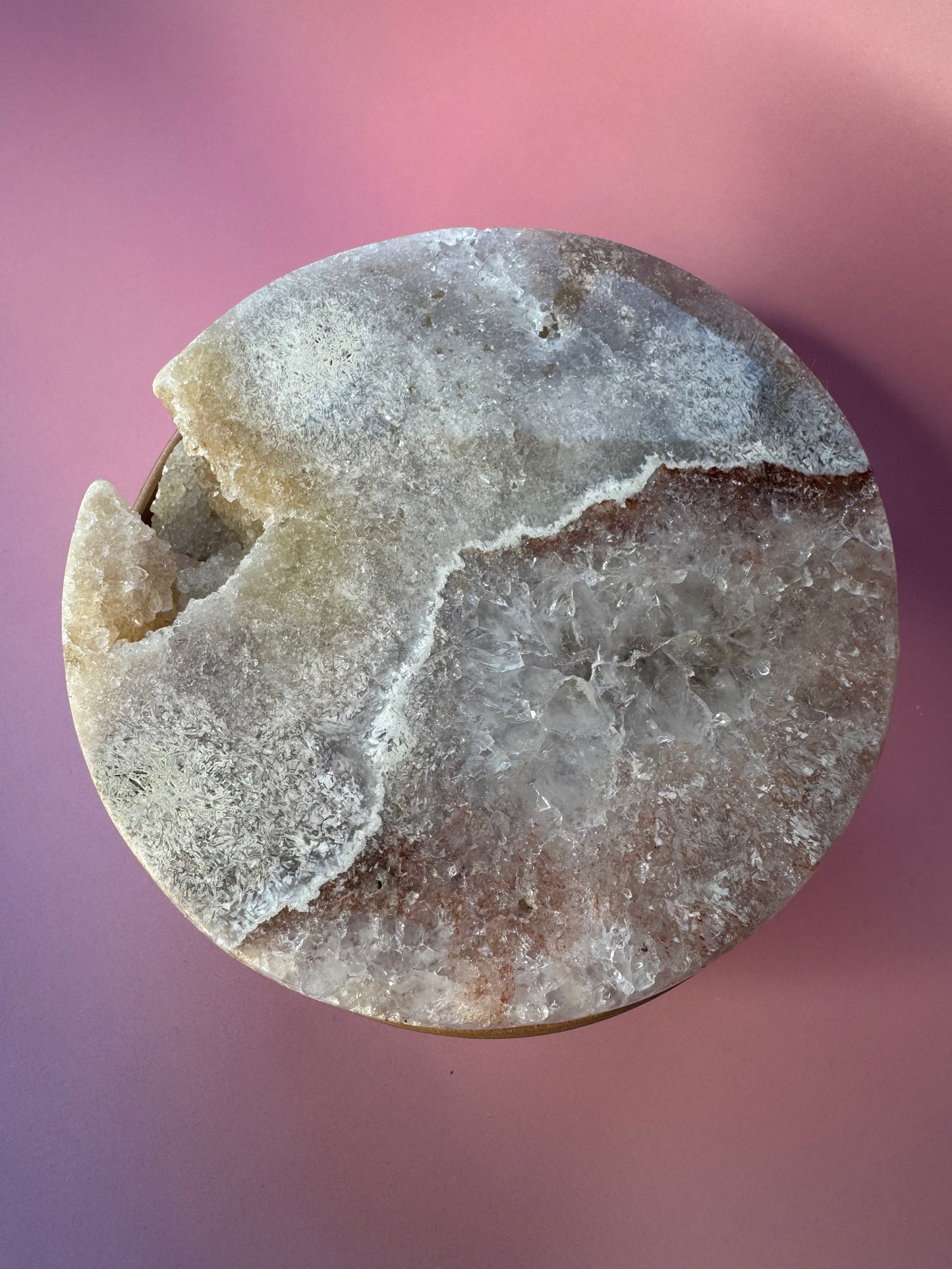 Roze Amethist tafel 6 (draai)