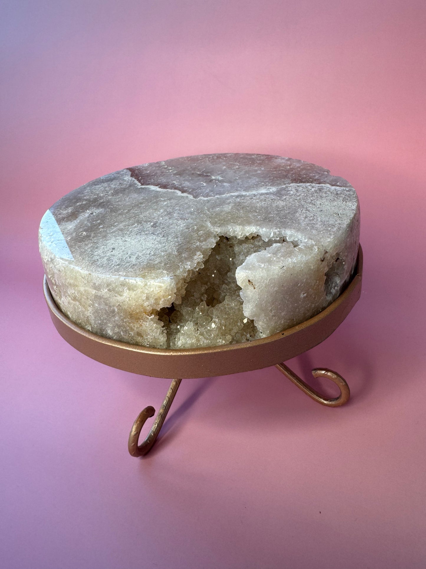 Roze Amethist tafel 6 (draai)