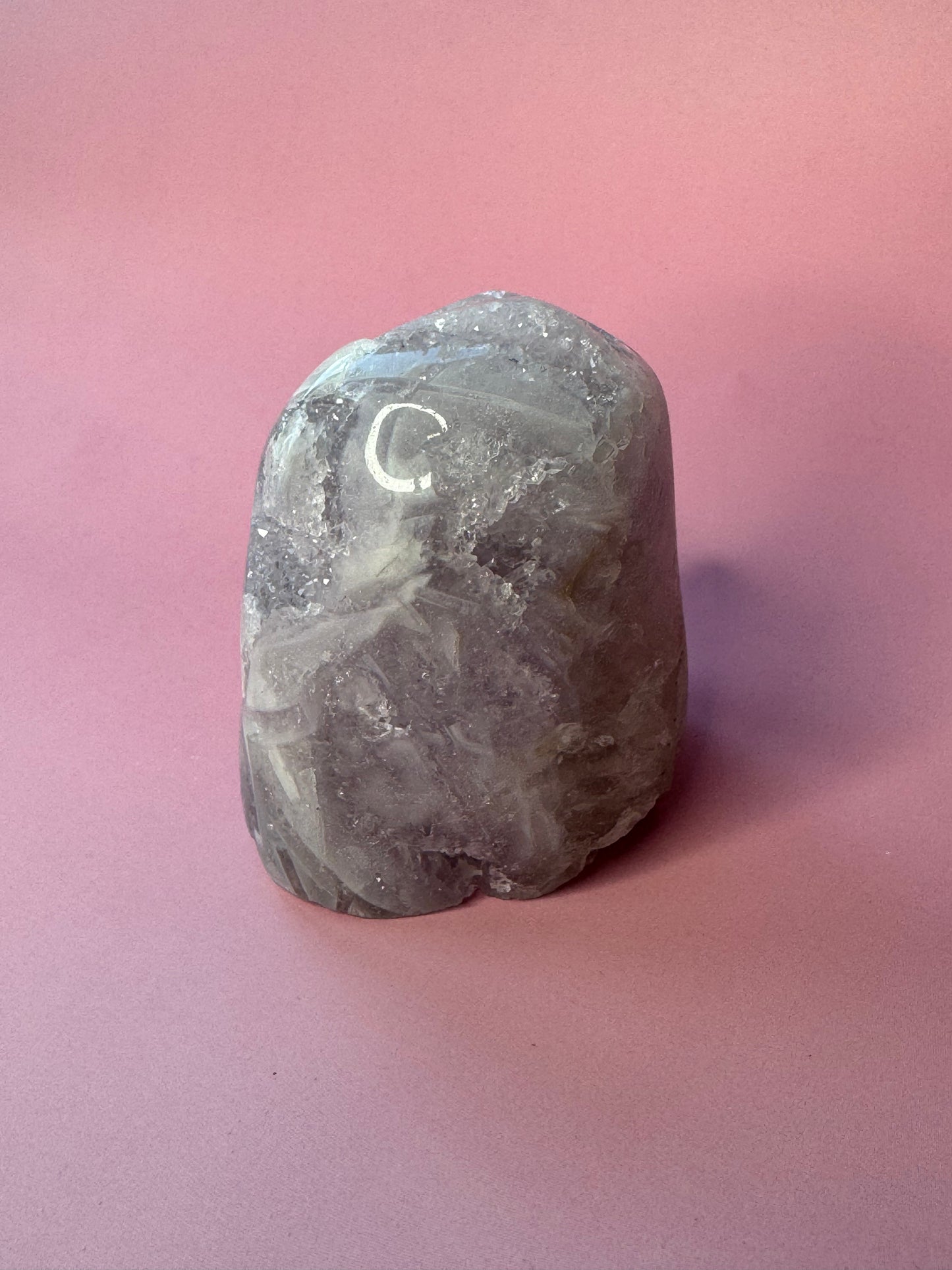 Roze Amethist freeform 48