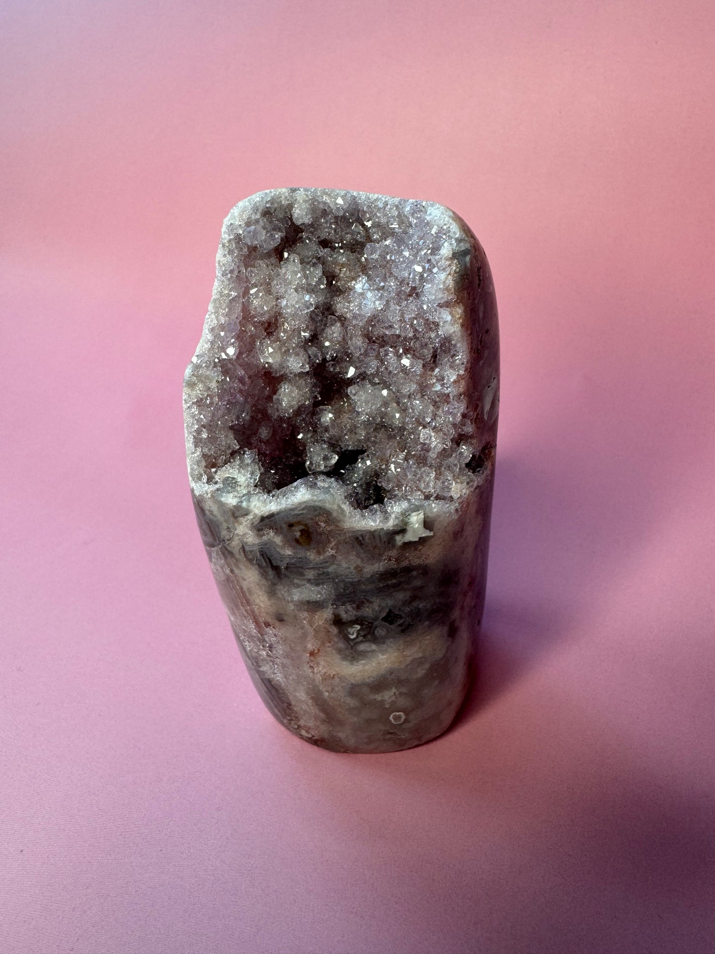 Roze Amethist freeform 49