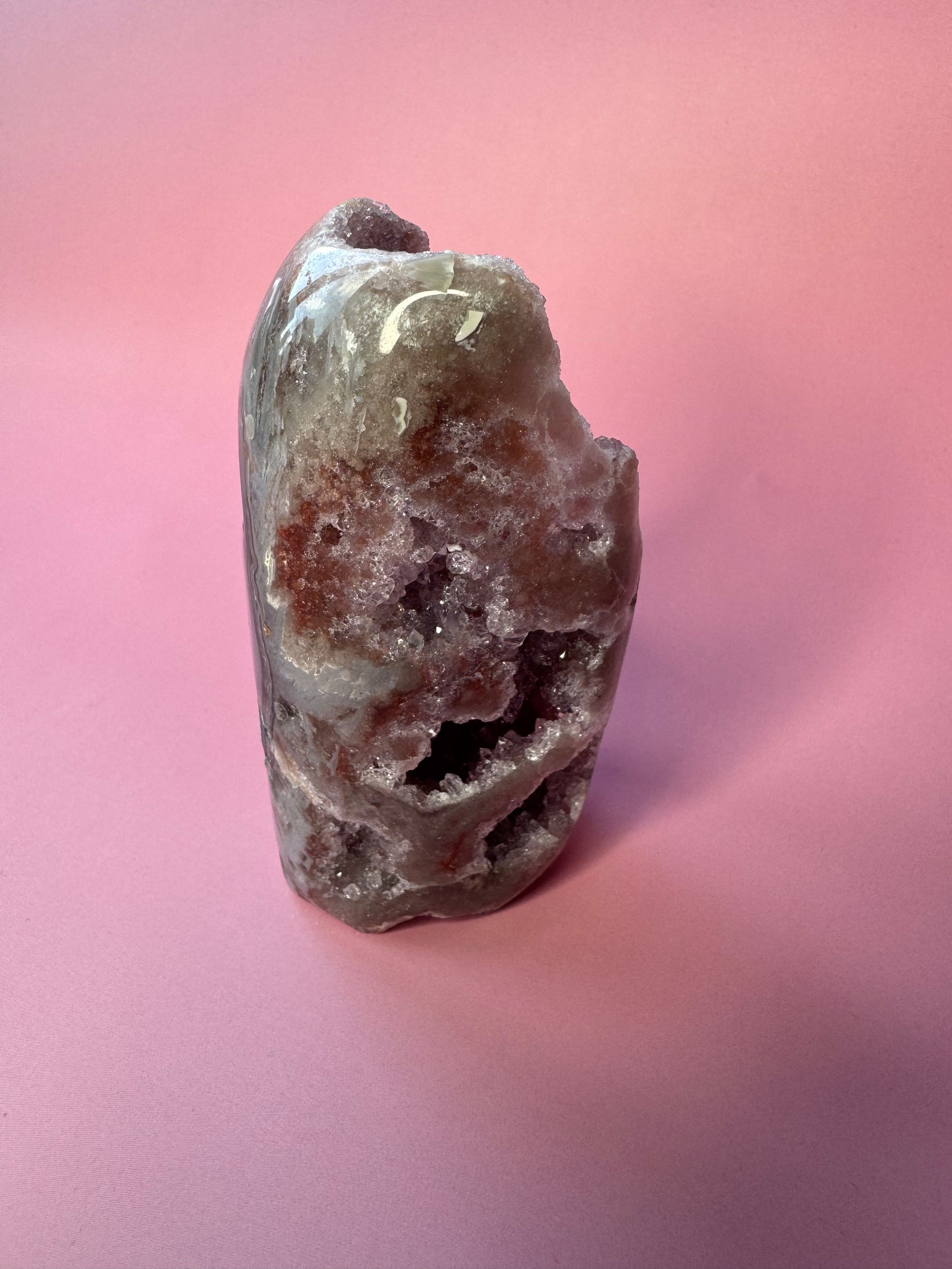 Roze Amethist freeform 49