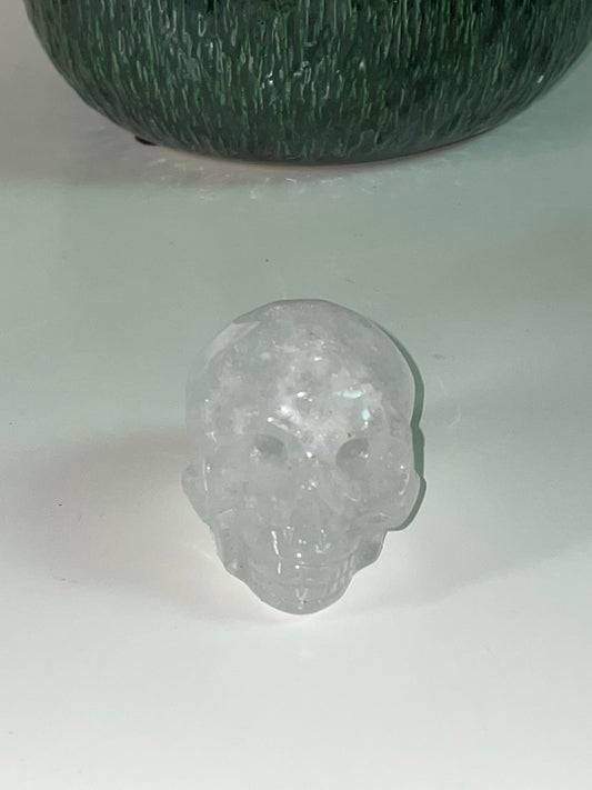 Bergkristal skull