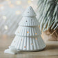 Witte kerstboom olie- en waxbrander