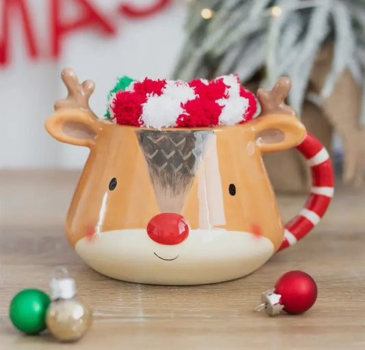 Rudolph mok met sokken 2