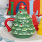 Kerstboom mok met deksel