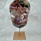 Roze Amethist slab op standaard 66