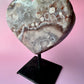 Pink Amethyst heart 14