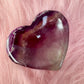 Rainbow Fluorite heart bowl 49
