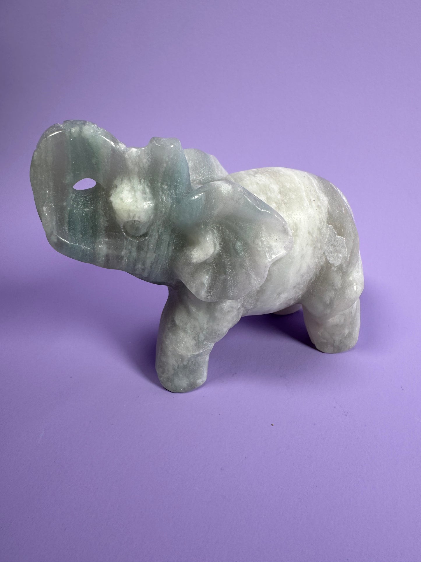 Sky Blue Jade olifant 40