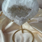 Agate heart on stand 47