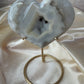 Agate heart on stand 51