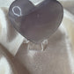 Lavender Fluorite heart 60