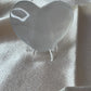 Lavender Fluorite heart 62