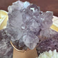Pink Amethyst cluster on stand 57