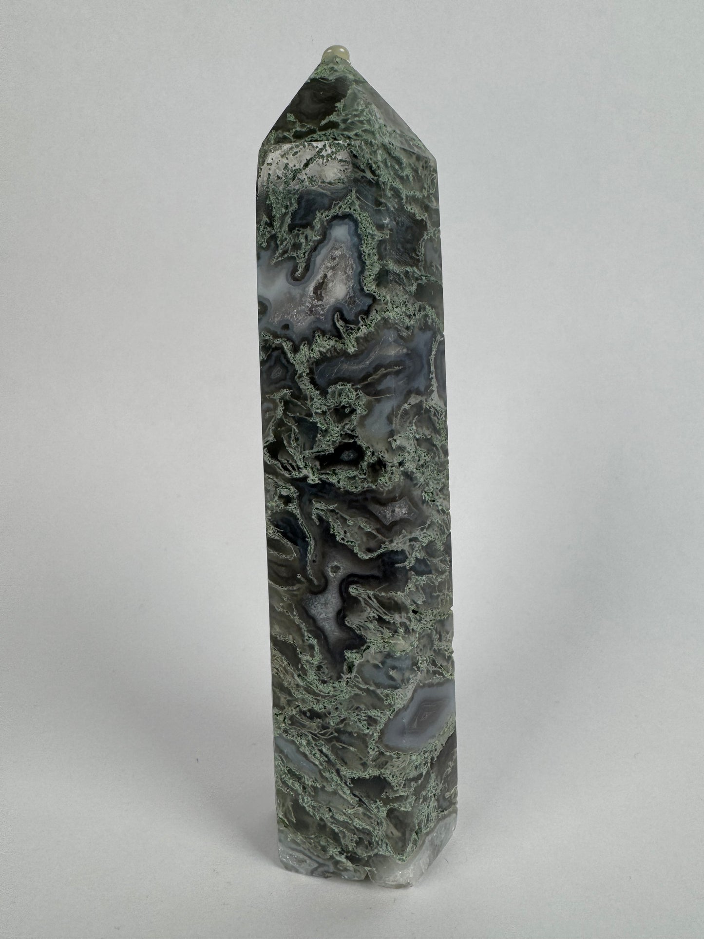 Moss agate tower 42