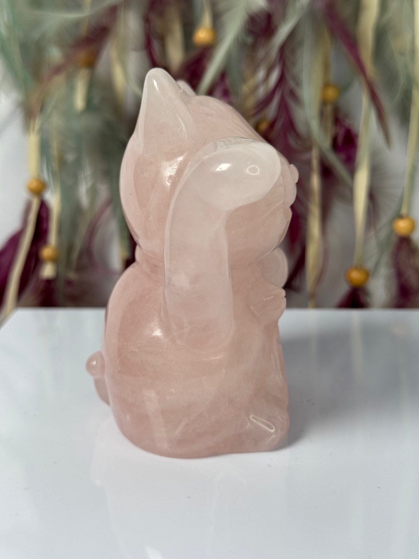 Lucky cat Rozenkwarts 30