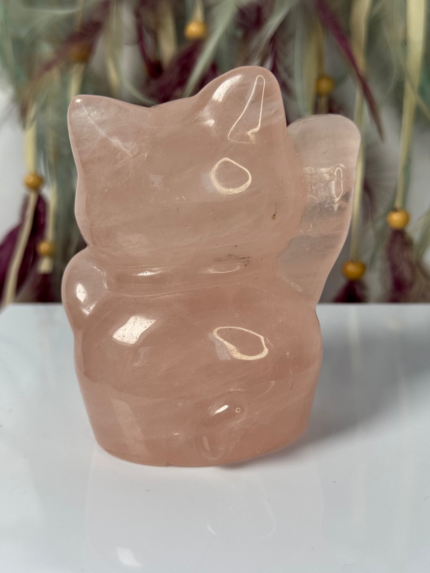 Lucky cat Rozenkwarts 31