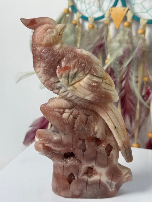 Vogel Roze Amethist