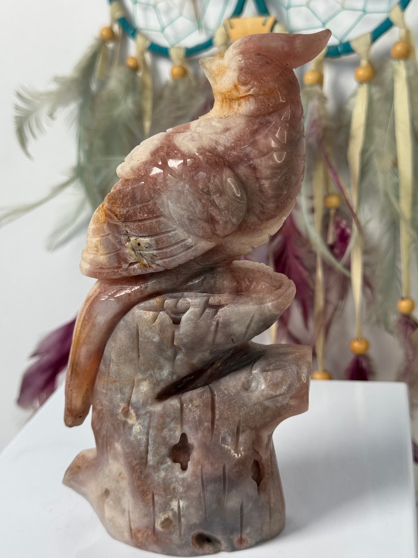 Vogel Roze Amethist