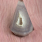 Agate with druzy diamond shape 71