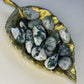 Moss agate tumbled stone