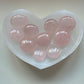 Rose quartz pocket stone