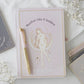 Goddess Energy A5 Manifestatie Dagboek en Rozenkwarts kristallen pen