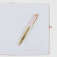 Goddess Energy A5 Manifestatie Dagboek en Rozenkwarts kristallen pen