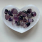 Purple Fluorite tumbled stone