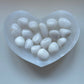 White Agate tumbled stones